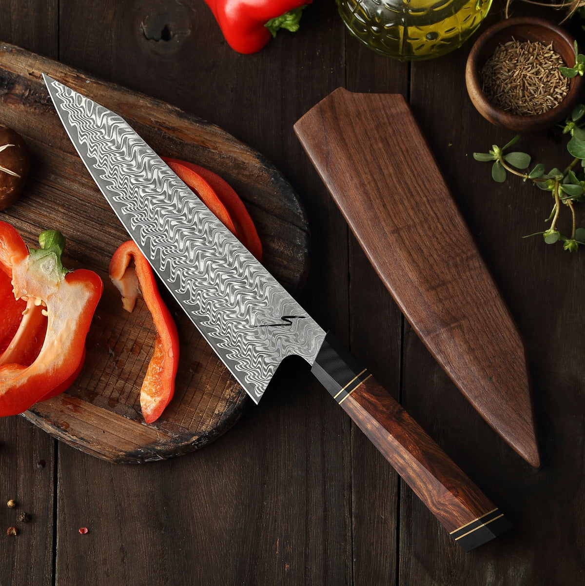 Shinobi Gyuto Knife – Precision Kitchen Knife by Kansai Knives